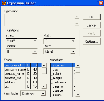 Базы данных Visual Foxpro 7