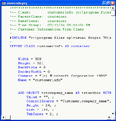   Visual Foxpro 7