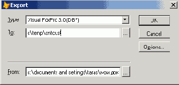 Базы данных Visual Foxpro