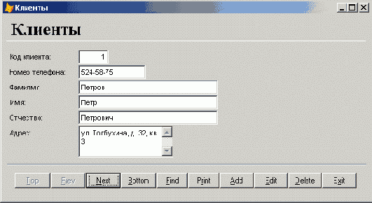 Базы данных Visual Foxpro